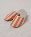 JOURNAL STANDARD FURNITURE AVEYRON SLIPPER STRIPE アヴェイロン スリッパ ストライプ ジャーナルスタンダードファニチャー シューズ 靴 その他のシューズ 靴 オレンジ ブラック【送料無料】