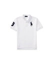 POLO RALPH LAUREN (ボーイズ 8才~20才)Big Pony コットン メッシュ ポロシャツ ラルフローレン トップス ポロシャツ ホワイト【...