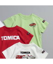 apres les cours TOMICA 3色3柄Tシャツ エフオーオンラインストア トップス カットソー Tシャツ グリーン ホワイト レッド