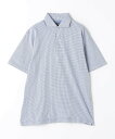 【SALE/40%OFF】a day in the life ハウンドトゥース ジャカードワイド ポロ -クイックドライ- <A DAY IN THE LIFE...