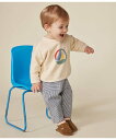 【SALE/20%OFF】PETIT BATEAU スウェット長袖プルオーバー プチバトー トップス スウェット・トレーナー ホワイト イエロー【送料無料】