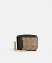 【SALE/62%OFF】COACH OUTLET 【公式】ジップ カード ケース・シグネチャー キャンバス コーチ アウトレット 財布・ポーチ・ケース 名刺入...