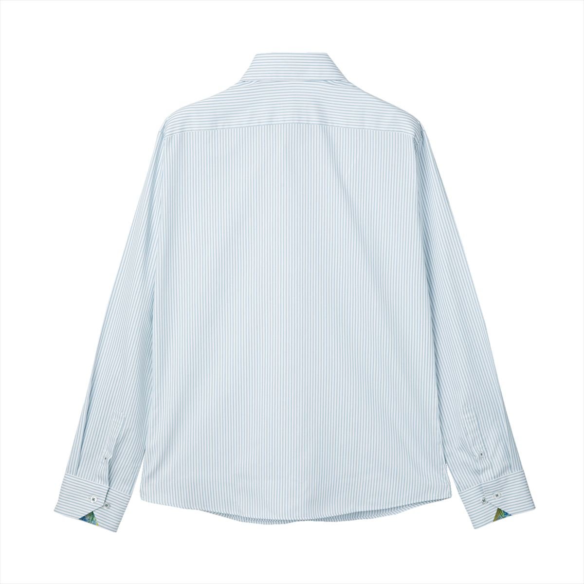 【TOKYO SHIRTS×HIBIYA KADAN】 透け防止 スキッパー 長袖 形態安定 レディースシャツ BL01K301AB14K1S-73 トーキョーシャツ スーツ・フォーマル Yシャツ・カッターシャツ グリーン