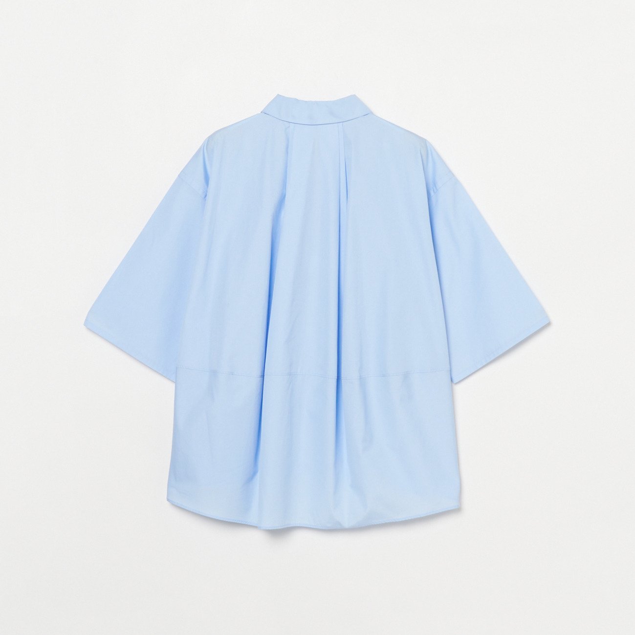 HELIOPOLE BACK VOLUME SHIRT エリオポール トップス シャツ・ブラウス ブルー ホワイト