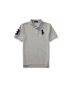 POLO RALPH LAUREN (ボーイズ 8才~20才)Big Pony コットン メッシュ ポロシャツ ラルフローレン トップス ポロシャツ グレー【送料無料】