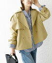 【SALE/40%OFF】SHIPS any SHIPS any: 〈洗濯機可能〉ショート トレンチ コート 24AW シップス ジャケット・アウター トレンチ...