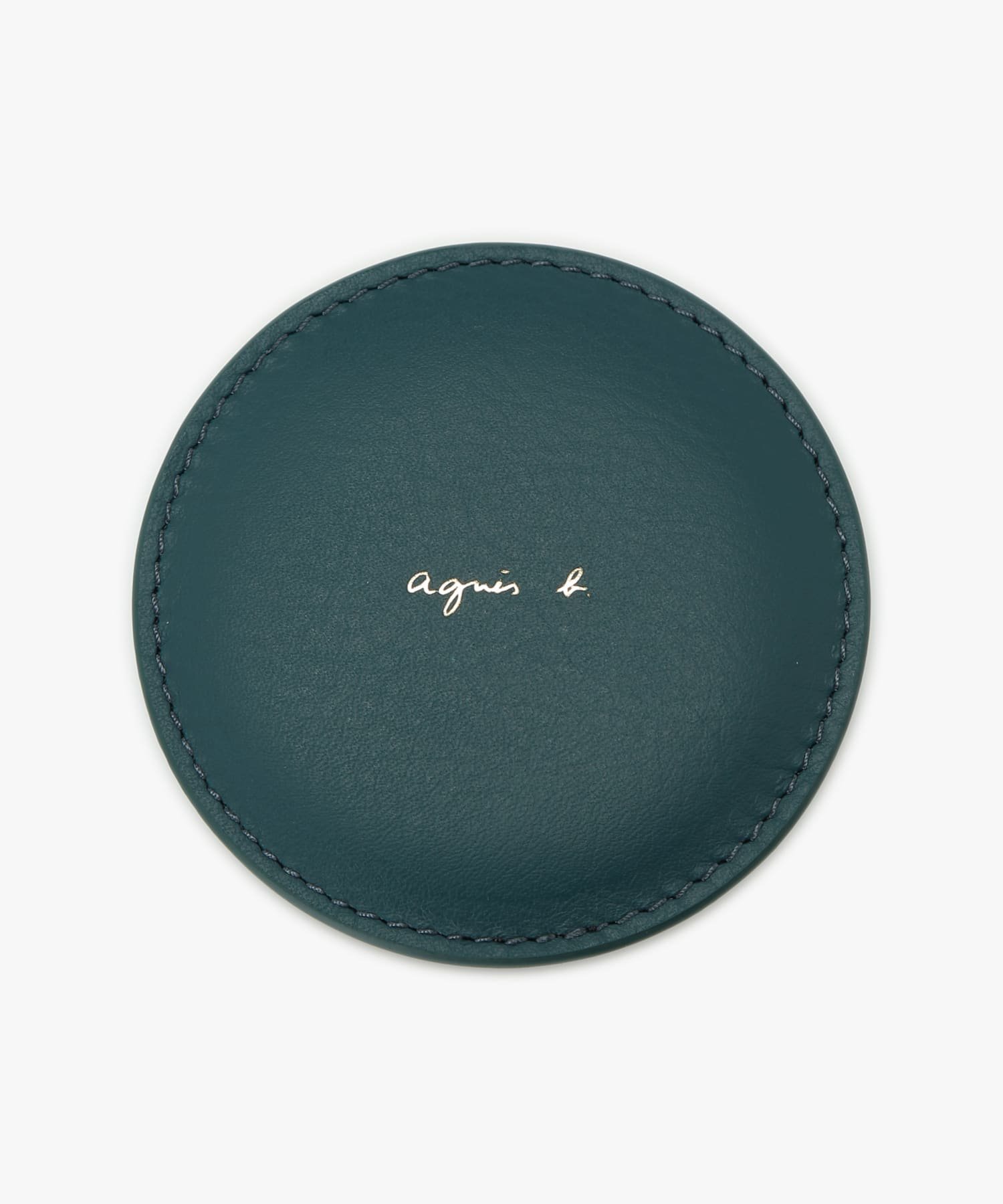 agnes b. VOYAGE WEB限定 ミラーXAA03-01 アニエスベー メイクアップ その他のメイクアップ グリーン【..