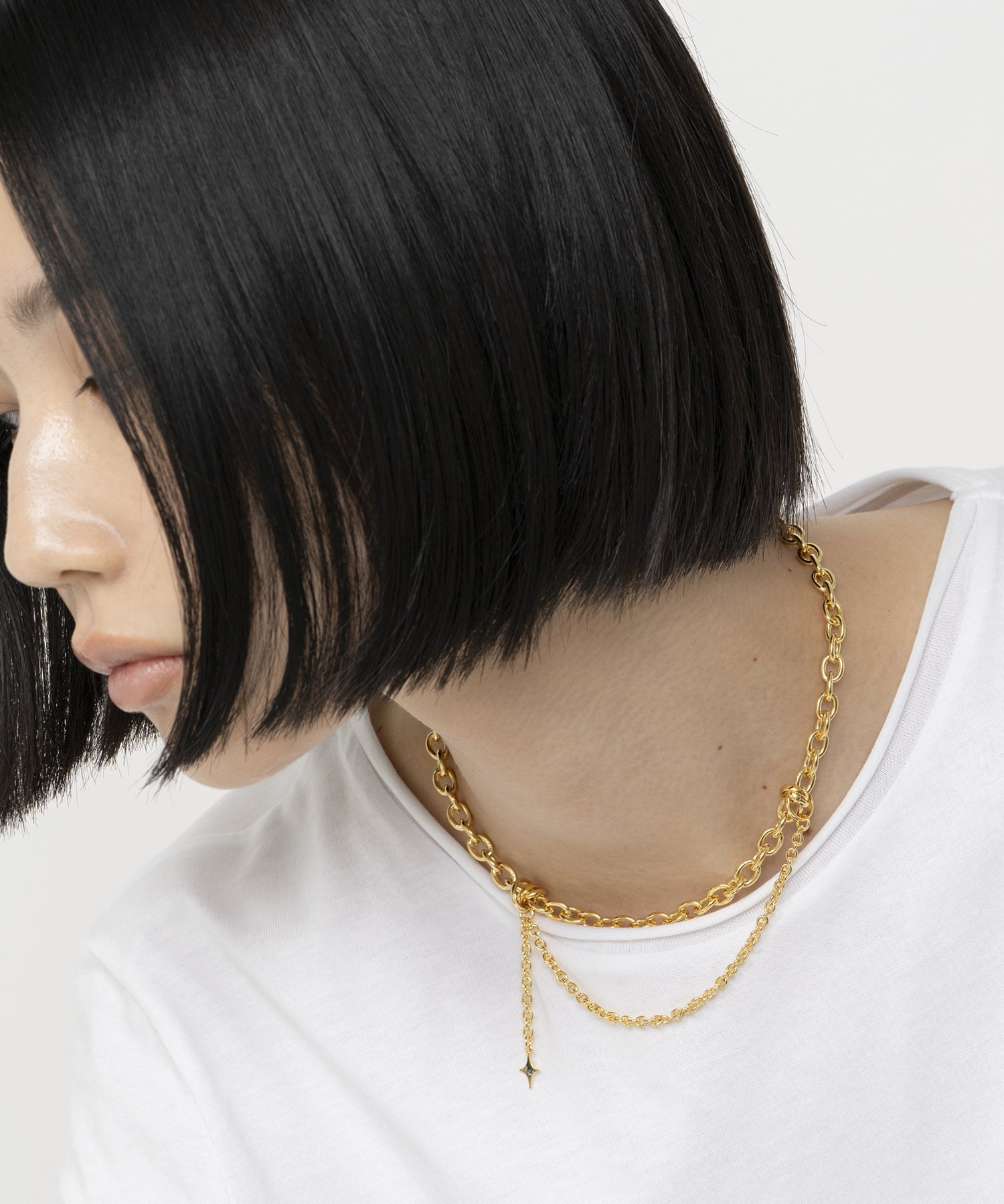 【SALE／40%OFF】LAPUIS LAPUIS(ラピュイ) Ornament choker キャセリーニ アクセサリー・腕時計 チョーカー ゴールド【送料無料】