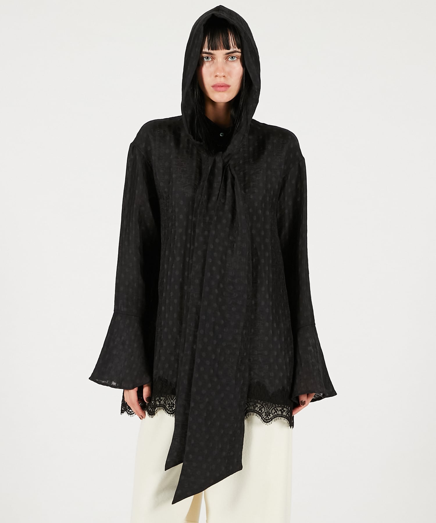 PRANK PROJECT ボウタイシャツ プランク プロジェクト トップス シャツ・ブラウス ホワイト ブラック【送料無料】のサムネイル