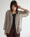 ikka V襟シアーカーディガン イッカ トップス その他のトップス グレー ブラウン【送料無料】