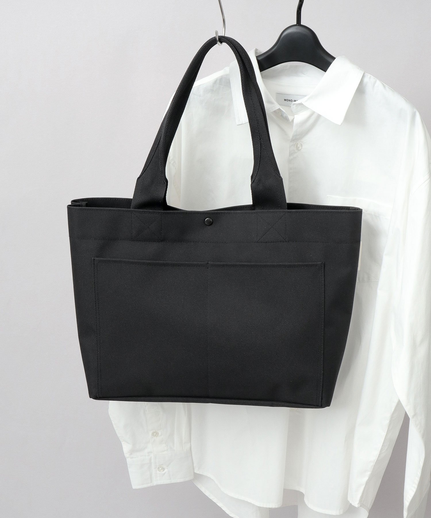 WILDERNESS EXPERIENCE WILDERNESS EXPERIENCE トートバッグ 日本製 大容量 エー.エム.エス. バッグ トートバッグ ブラック