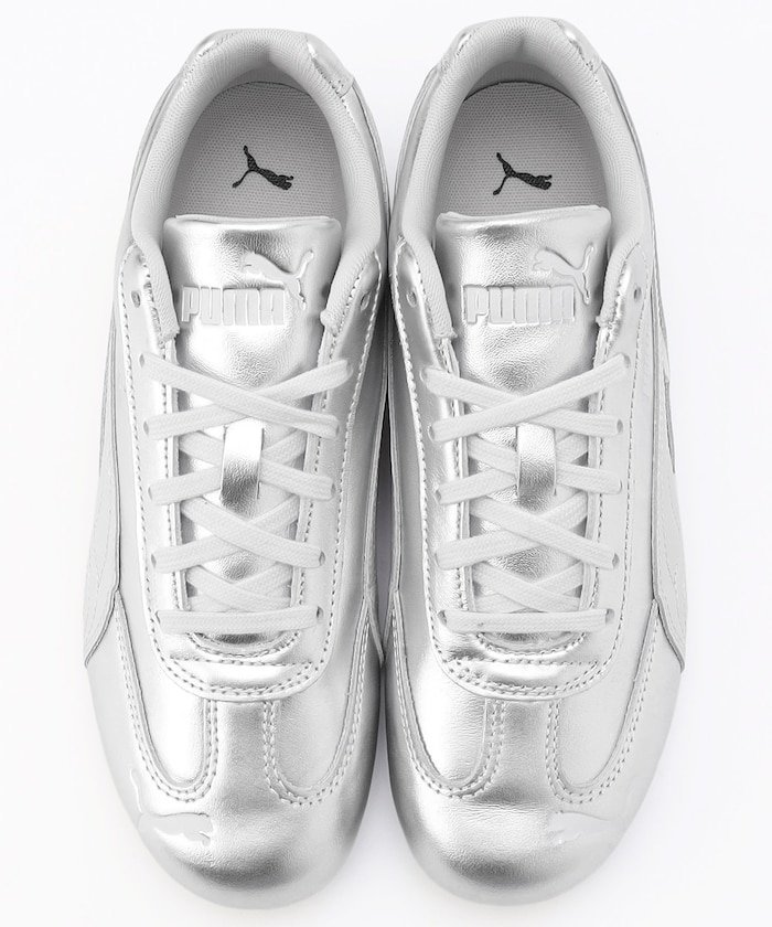 PUMA SPEEDCAT SILVER WOMENS フリークスストア シューズ・靴 スニーカー シルバー【送料無料】