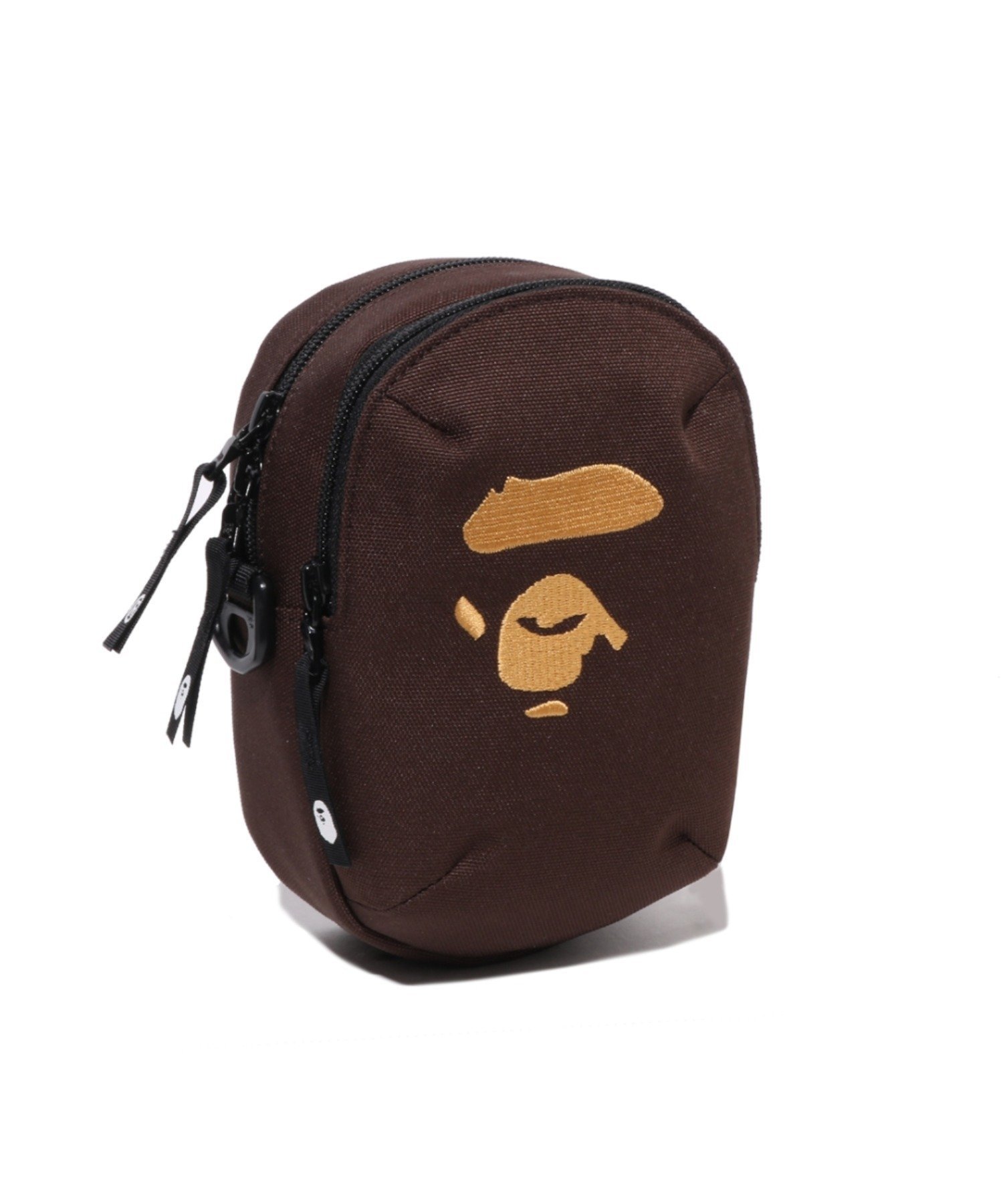 APE HEAD CAMERA POUCH TRAVEL ア ベイシング エイプ バッグ ショルダーバッグ ブラウン