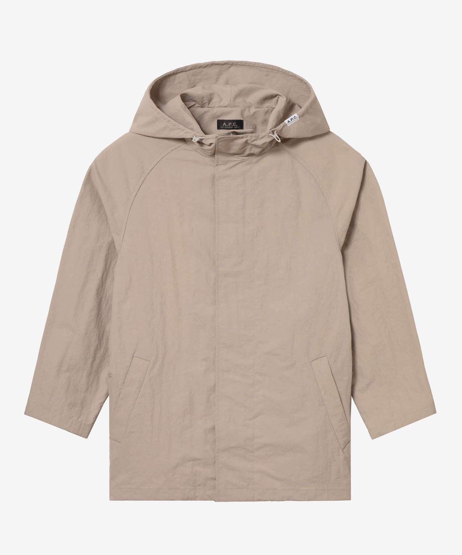 . APC ミニマルパーカ アー・ぺー・セー ジャケット・アウター その他のジャケット・アウター ネイビー ベージュ