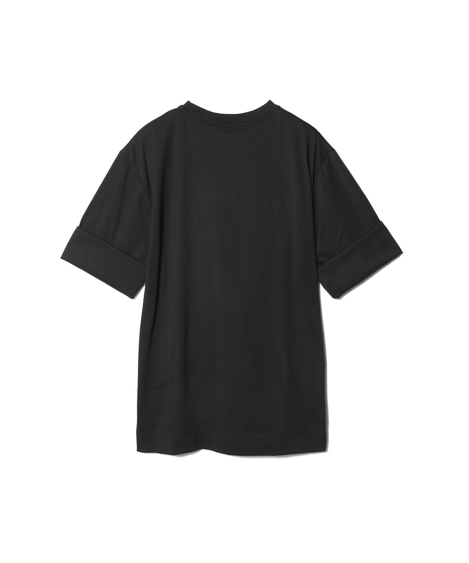 Simone Rocha SIMONE ROCHA / ギャザーローズTシャツ エストネーション トップス カットソー・Tシャツ ブラック