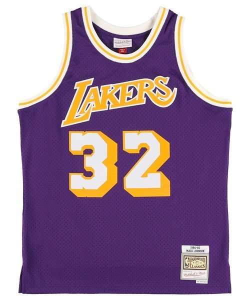 Mitchell & Ness }WbNEW\ CJ[Y [h XCO}W[W 1984-85 LOS ANGELES LAKERS Swingman Jersey LAL P [L[[GXG[ gbvX ̑̃gbvX p[vyz