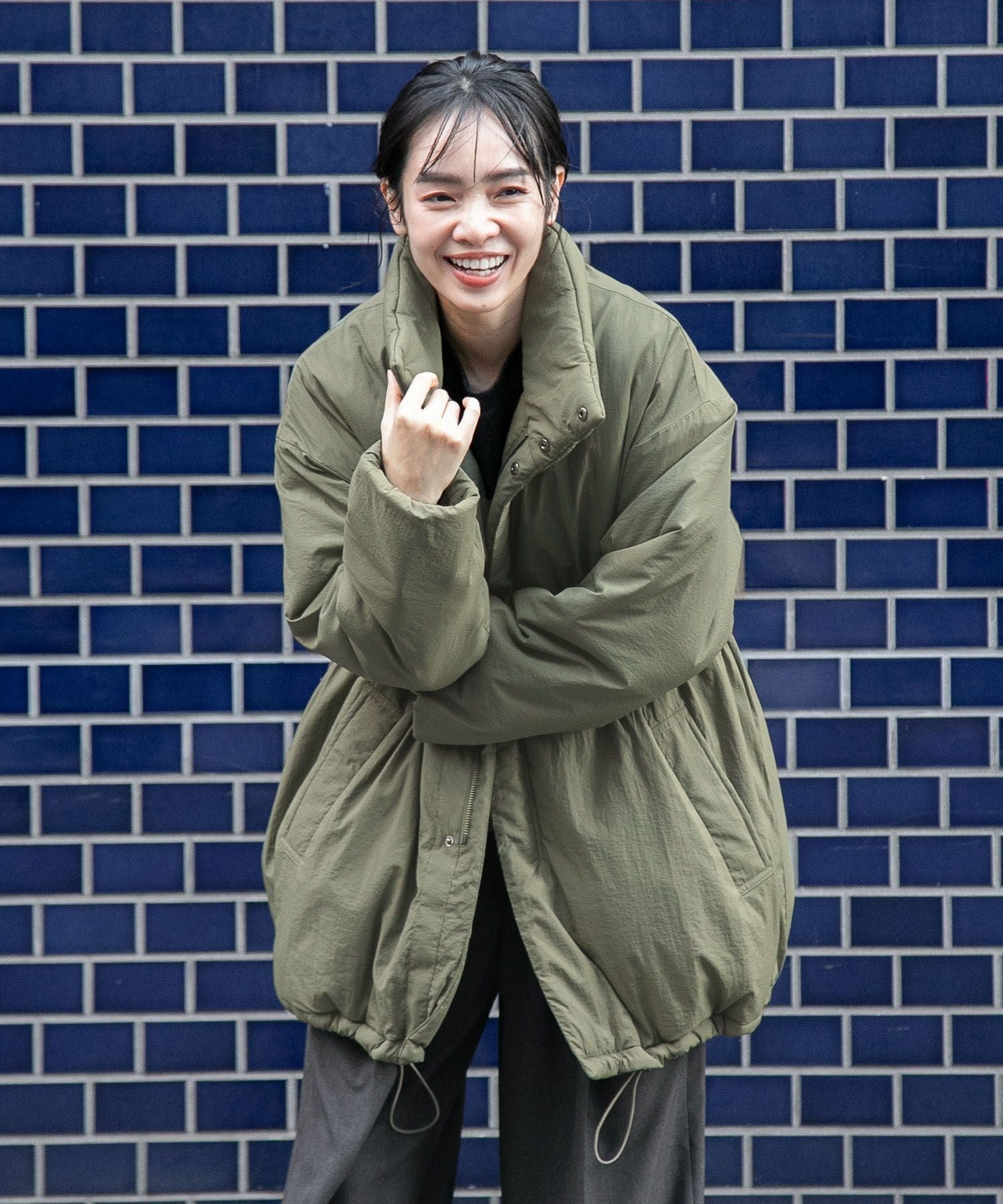 【SALE／30%OFF】BAYFLOW モンスタードロストコート ベイフロー ジャケット・アウター ダウンジャケット・ダウンベスト カーキ ブラック【送料無料】のサムネイル