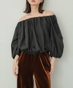 【SALE/60%OFF】SENSE OF PLACE バルーンオフショルブラウス センス オブ プレイス トップス シャツ・ブラウス ブラウン ホワイト ブラ...