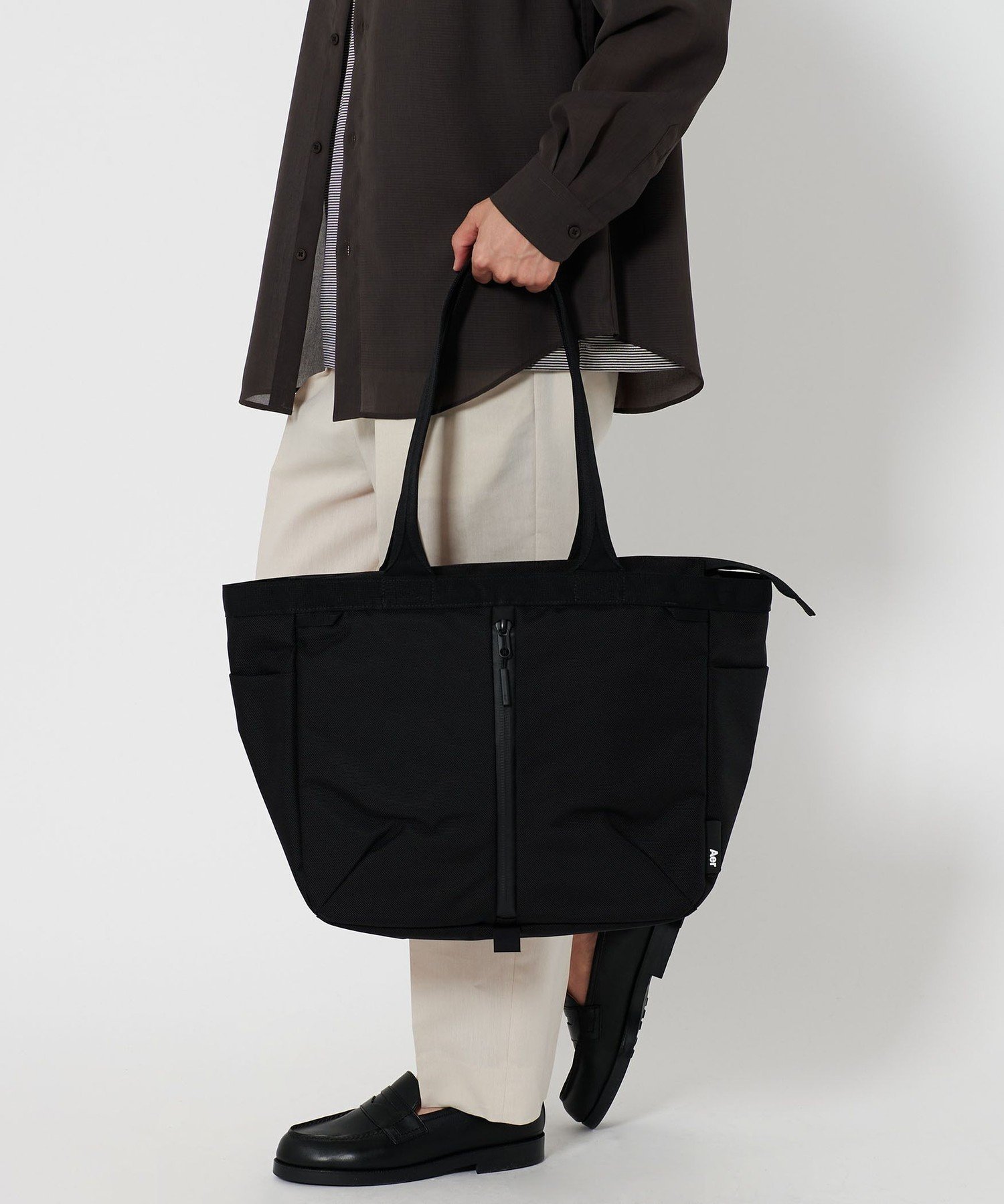 BEAUTY&YOUTH UNITED ARROWS ＜Aer＞ CITY TOTE 22L/トートバッグ ビューティー＆ユース　ユナイテッドアローズ バッグ トートバッグ ブラック【送料無料】のサムネイル