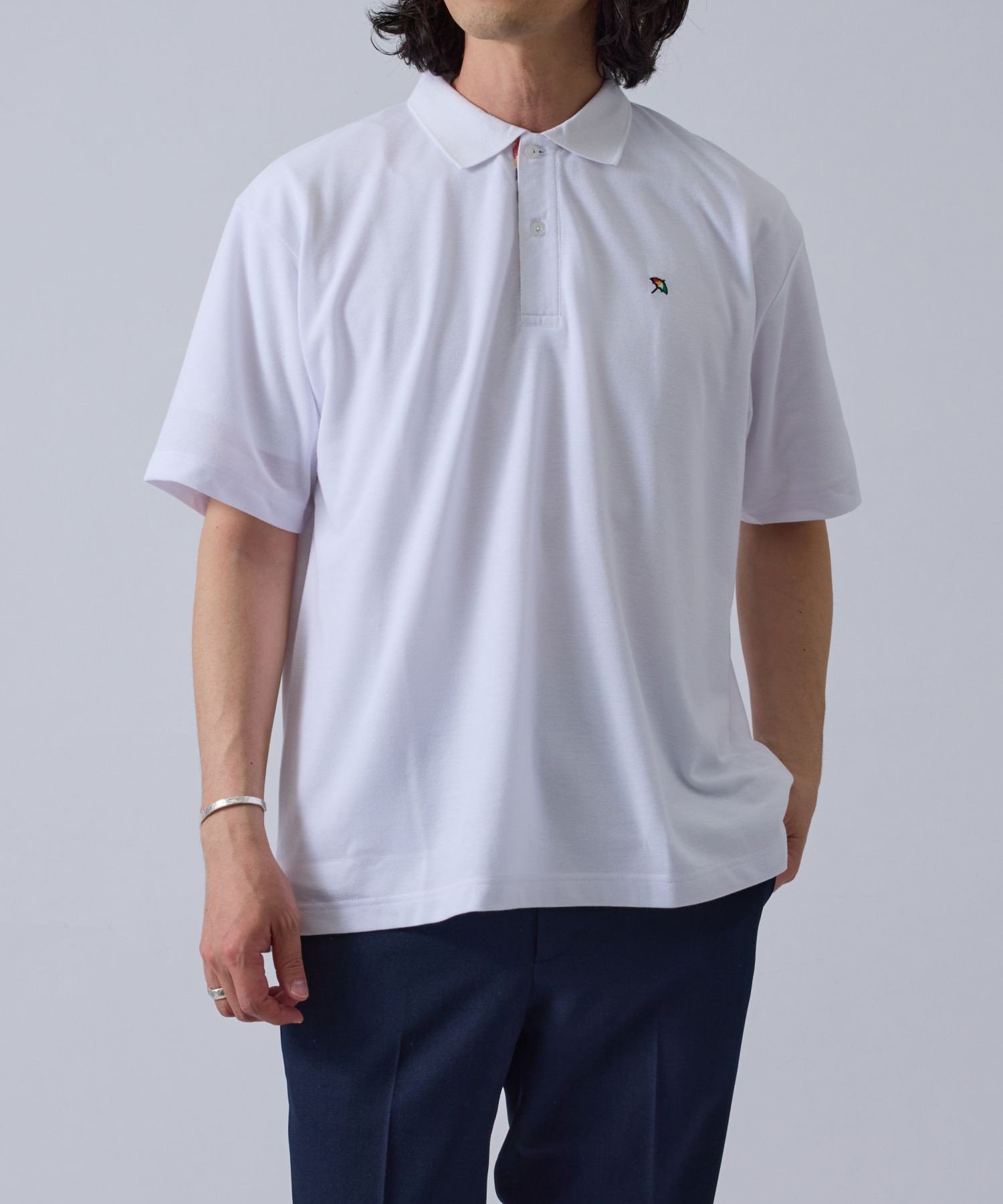 【SALE／40%OFF】j.n.r.d 【ARNOLD PALMER * j.n.r.d】別注/チェックポロシャツ ジュン スタンダード ピックス トップス ポロシャツ ホワイト ブラック