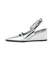 【SALE/60%OFF】SY UNITED ARROWS <SY>ネックベルトウェッジ パンプス65●↑ ユナイテッドアローズ アウトレット シューズ・靴 パンプス ブラック シルバー【送料無料】