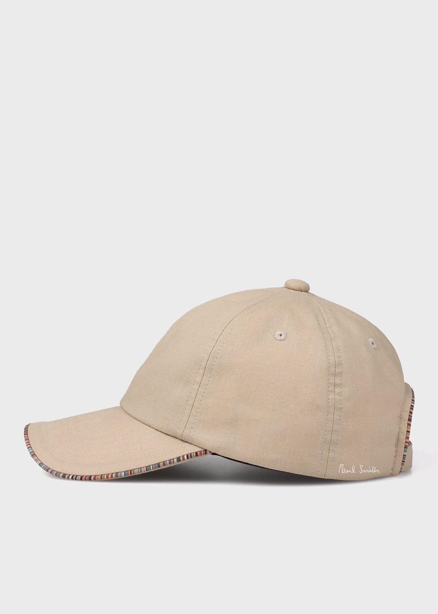 Paul Smith ウィメンズ "Signature Trim" キャップ ポール・スミス 帽子 その他の帽子 ベージュ ブラック【送料無料】