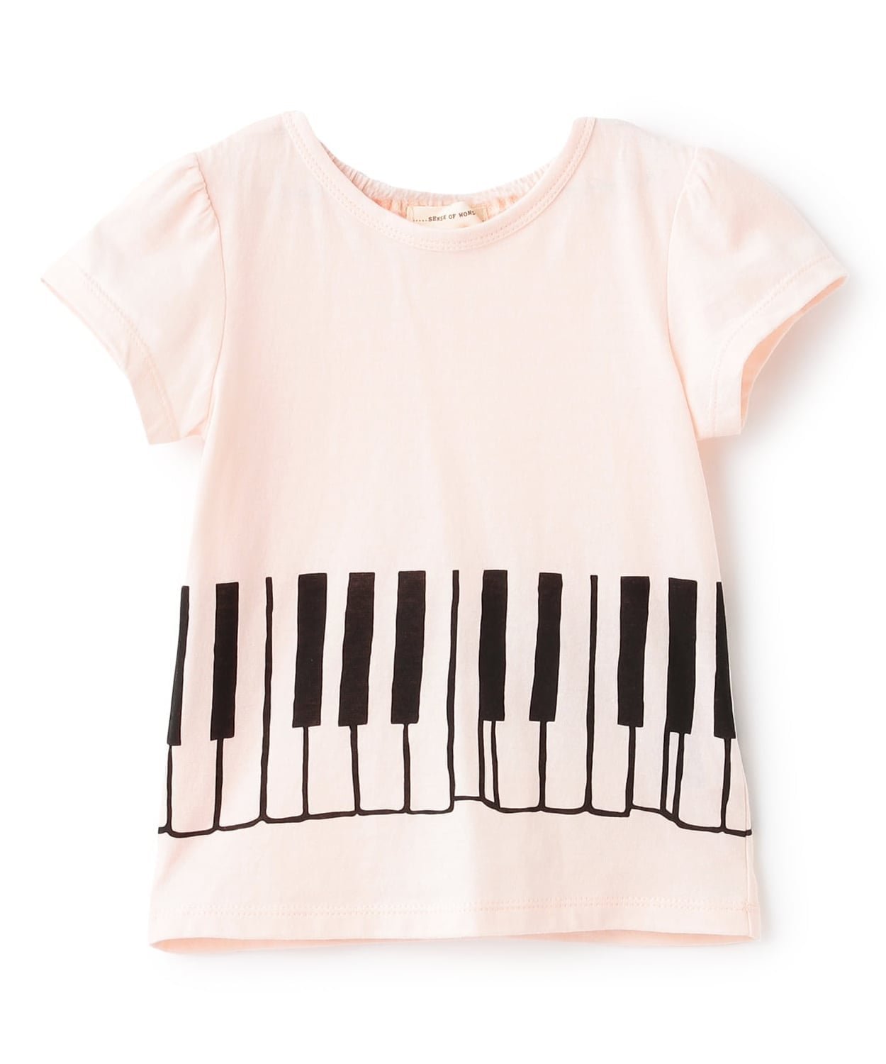 【SALE／50%OFF】SENSE OF WONDER ピアノ半袖Tシャツ ナルミヤオンライン トップス カットソー・Tシャツ ピンク ホワイト パープル