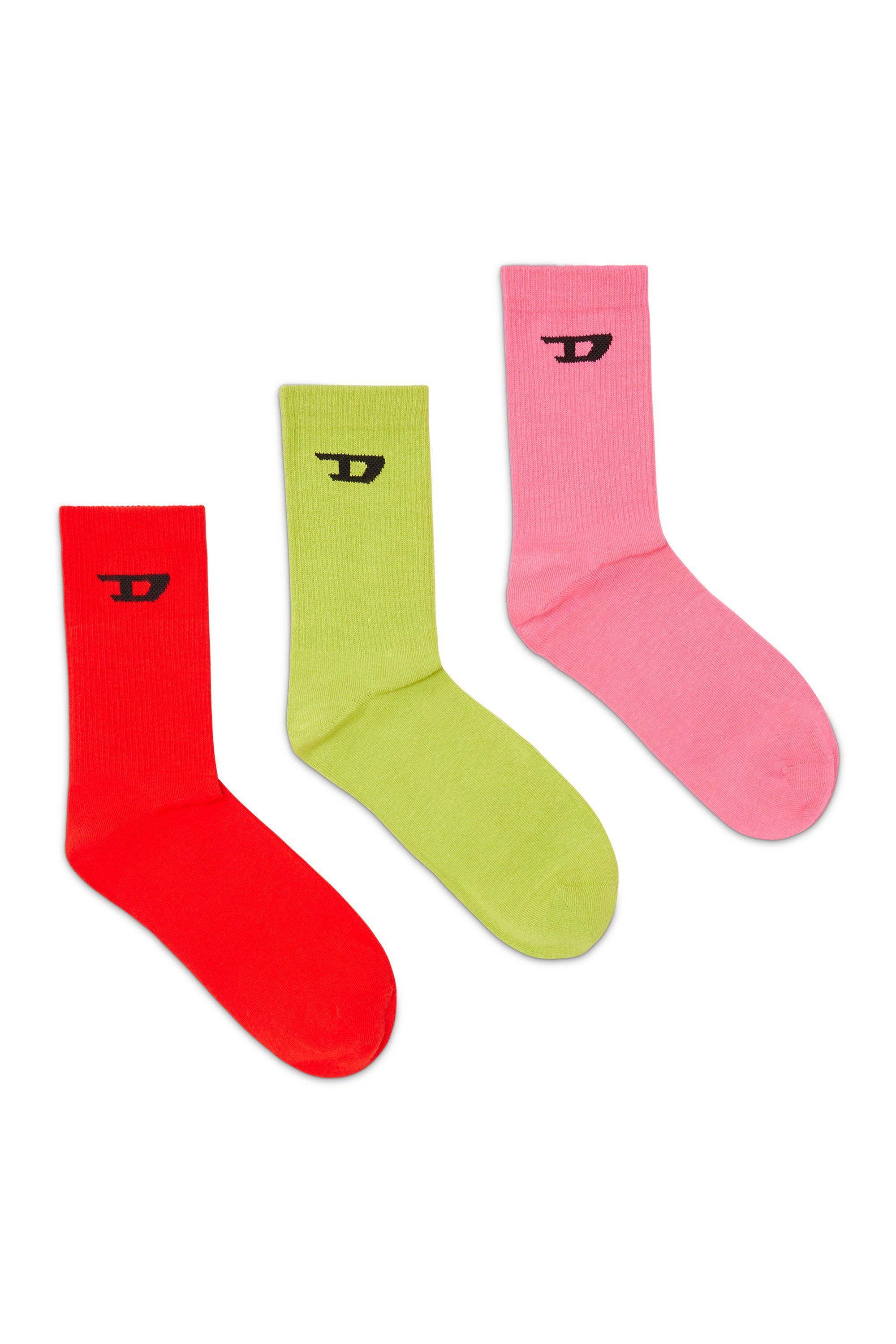 メンズ ソックス 3足パック SKM-D-TENNIS-CREW-17 ディーゼル 靴下・レッグウェア 靴下