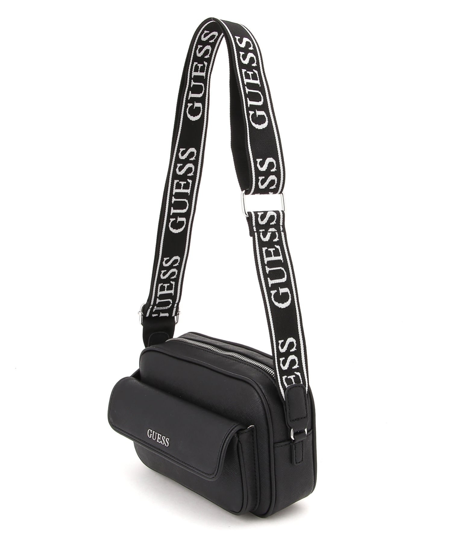 GUESS/(W)ERIN Mini Crossbody ショルダーバッグ ゲス バッグ ショルダーバッグ ブラック ホワイト
