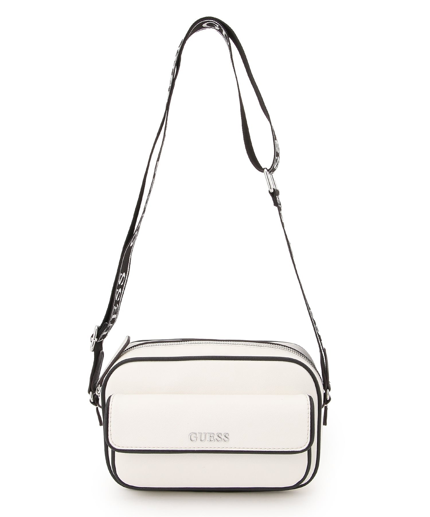 GUESS/(W)ERIN Mini Crossbody ショルダーバッグ ゲス バッグ ショルダーバッグ ブラック ホワイト