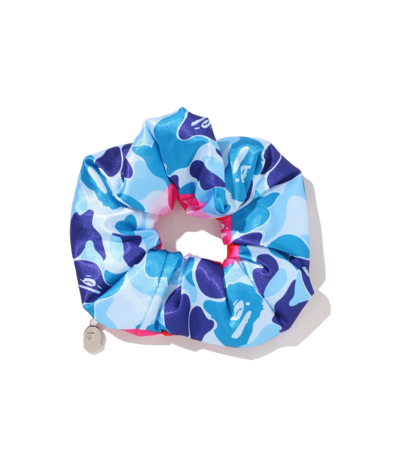 A BATHING APE ABC CAMO SCRUNCHIE ア ベイシング エイプ ヘアアクセサリー その他のヘアアクセサリー ブルー ピンク