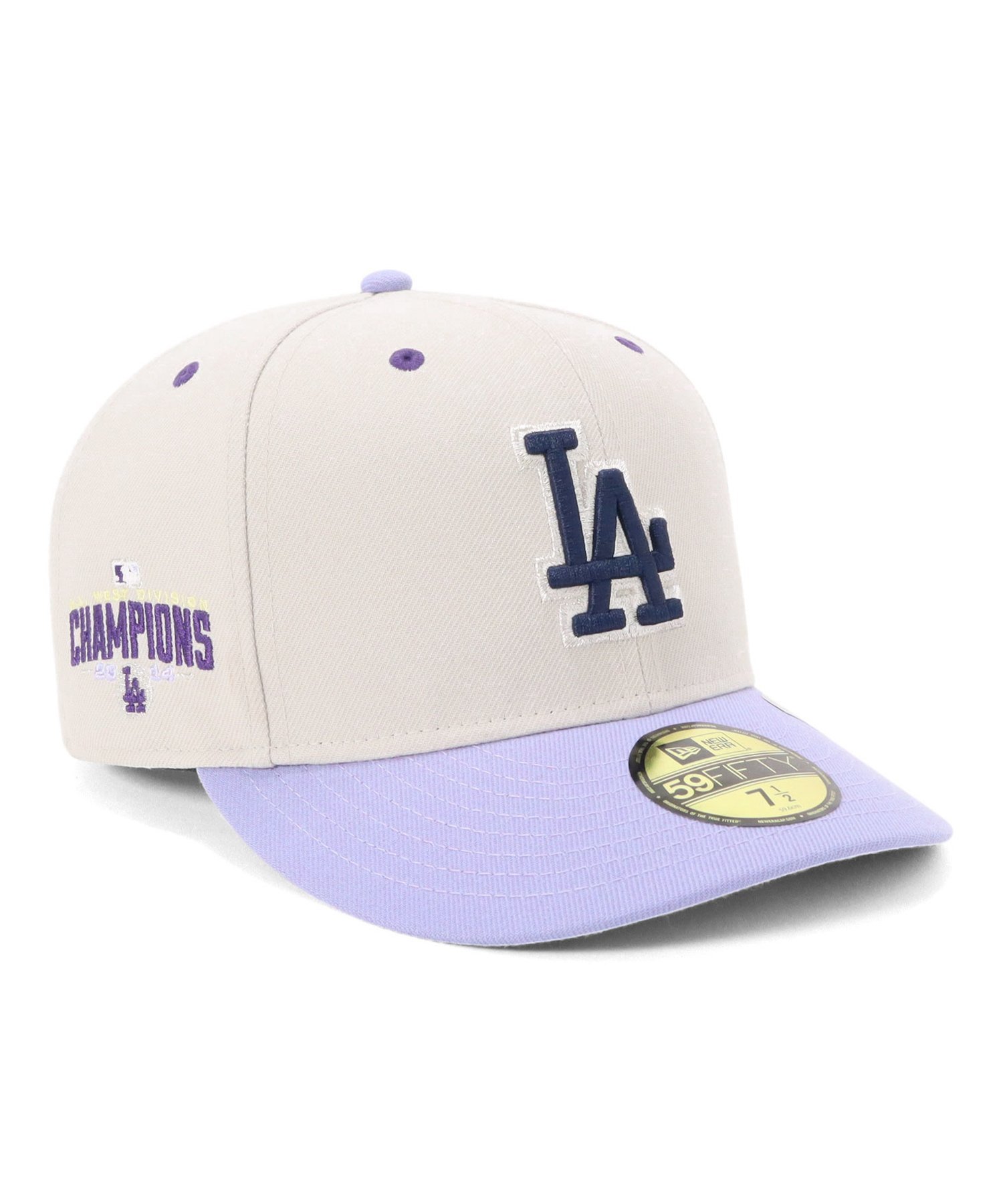 ニューエラキャップ プレカーブド59FIFTY サイドパッチ2トーンMLB ONSPOTZ別注 オンスポッツ 帽子 キャップ パープル