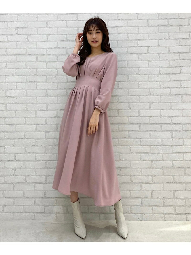 【SALE／70%OFF】Swingle ウエストタックワンピース スウィングル ワンピース・ドレス その他のワンピース・ドレス ピンク ブルー ネイビー ブラック【送料無料】のサムネイル