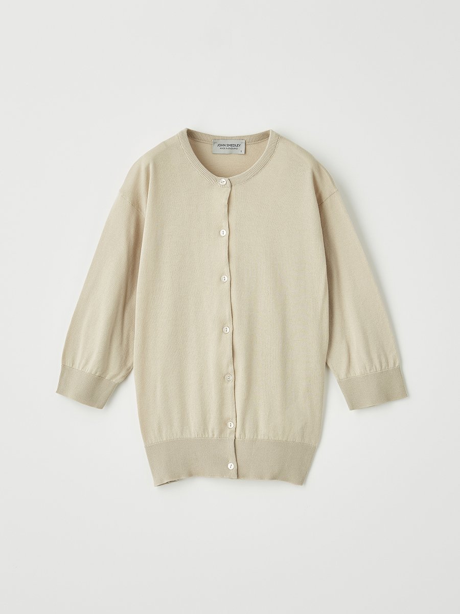 ジョンスメドレー トップス レディース JOHN SMEDLEY Crew neck 1/2 length sleeved Cardigan ｜ S4575 ｜ 30G ジョンスメドレー トップス ニット【送料無料】