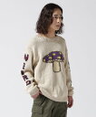 BEAVER MacMahon Knitting Mills Crew Neck Knit-Mushroom r[o[ gbvX jbg uEyz