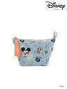 cache cache (L)カシュカシュ cachecache / 【Disney】ジャガードポーチ アンビリオン 財布・ポーチ・ケース ポーチ ブルー グレ...