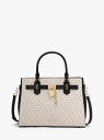 【SALE/65%OFF】MICHAEL KORS HAMILTON サッチェル ミディアム - MKシグネチャー マイケルコース マイケル・コース バッグ ハンドバッグ ホワイト【送料無料】(4)