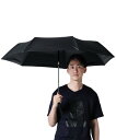 BACKYARD FAMILY 自動開閉 晴雨兼用折傘 ユニセックス 完全遮光 58cm ローラ ファッション雑貨 折りたたみ傘 ブラック ネイビー グレー ホ...
