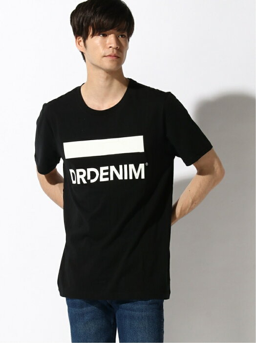 Dr.DENIM DR.DENIM/(M)Patrick Tee ザ センス セレクト/ドクターデニム カットソー Tシャツ ブラック ホワイト【送料無料】