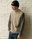 【SALE/60%OFF】ikka ハイストレッチニットベスト イッカ トップス ベスト・ジレ レッド ブラック ベージュ