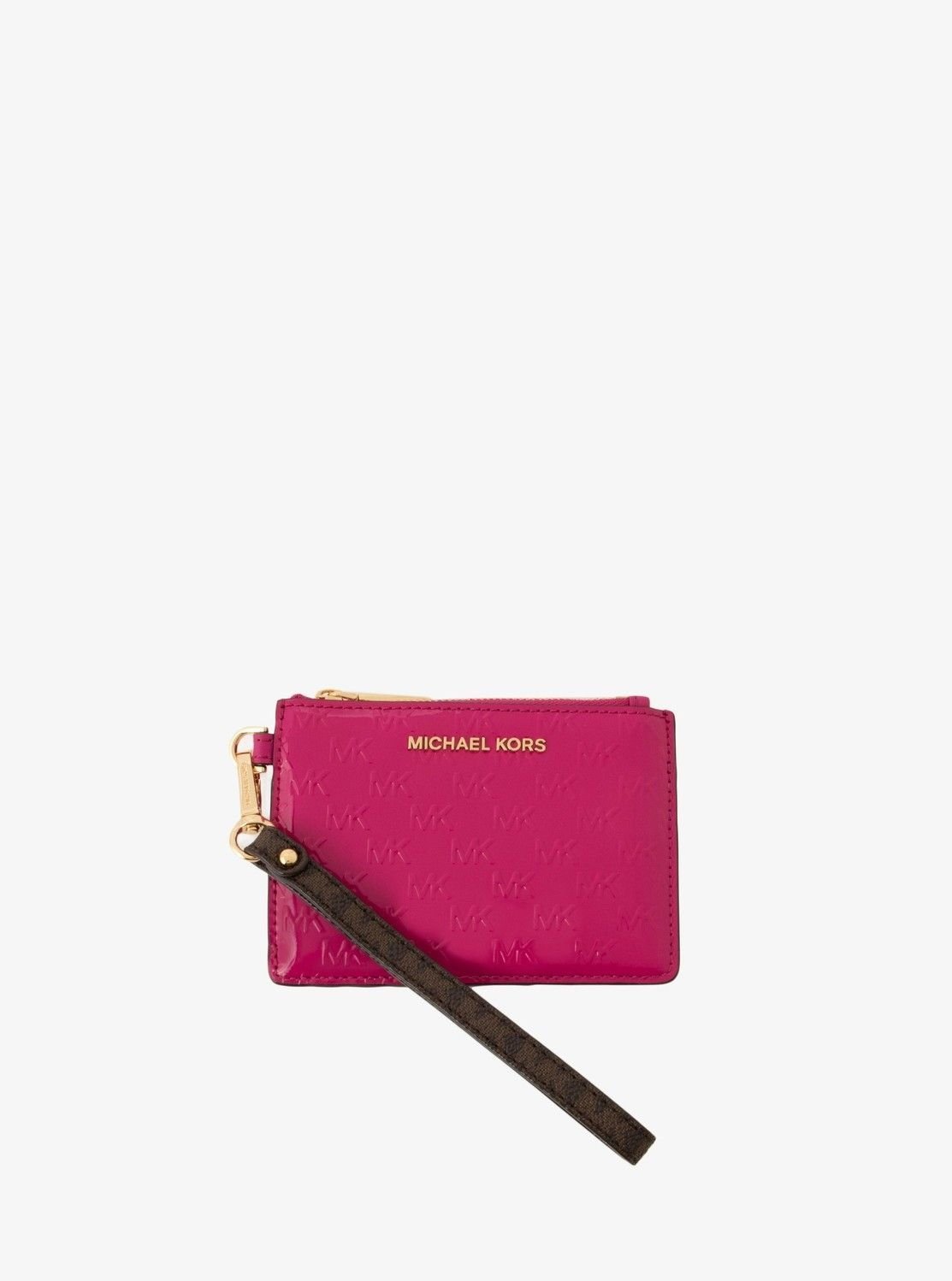 【SALE／60%OFF】MICHAEL KORS JET SET コインパース スモール - エンボスMKロゴ マイケル・コース 財布・ポーチ・ケース 財布 ピンク【送料無料】のサムネイル