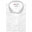 TOKYO SHIRTS 【国産しゃれシャツ】 ホリゾンタル 長袖 形態安定 綿100% バスケット織り トーキョーシャツ スーツ・フォーマル Yシャツ・カッターシャツ ホワイト【送料無料】