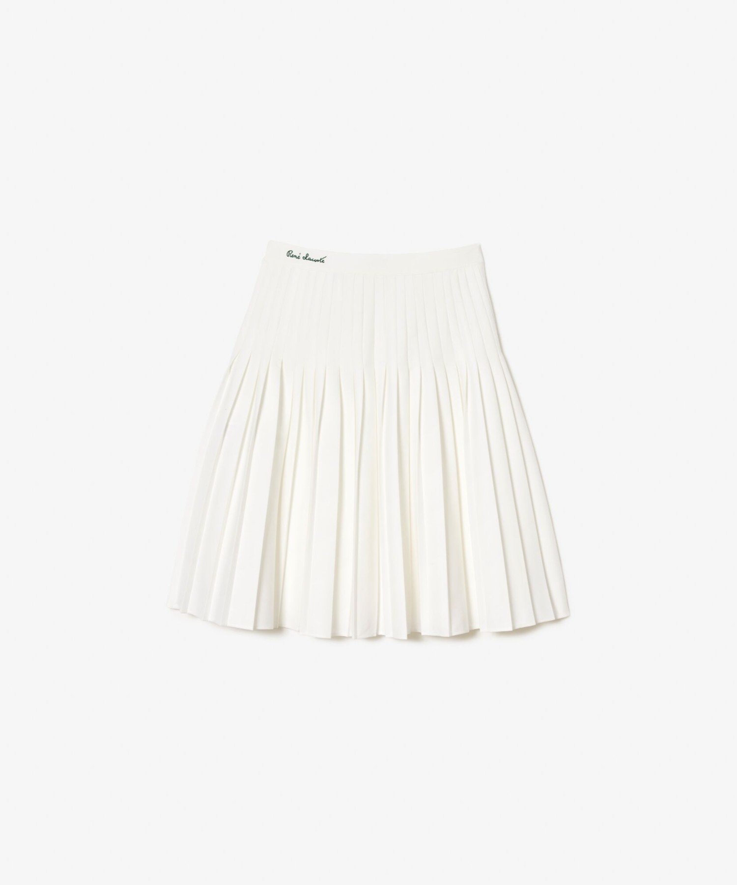 【SALE／50%OFF】LACOSTE コットンツイルプリーツテニススカート ラコステ スカート その他のスカート ホワイト【送料無料】