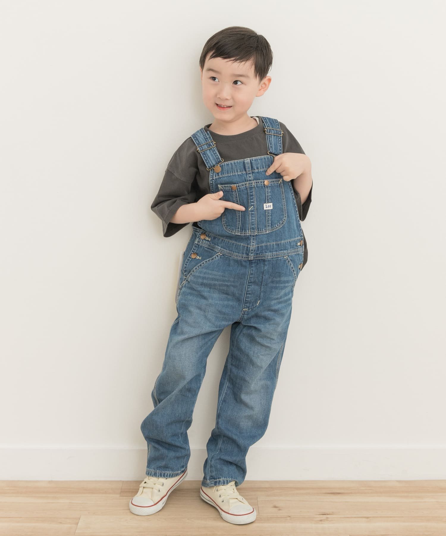 URBAN RESEARCH DOORS Lee OVERALLS(KIDS) A[oT[`hA[Y pc ̑̃pcyz