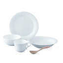 NARUMI 【公式】シルキーホワイト スターターセット 1人用 ナルミ 食器・調理器具・キッチン用品 食器・皿 ホワイト【送料無料】