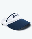 【SALE/40%OFF】LACOSTE ネーム刺しゅうゴルフサンバイザー ラコステ 帽子 サンバイザー ホワイト【送料無料】