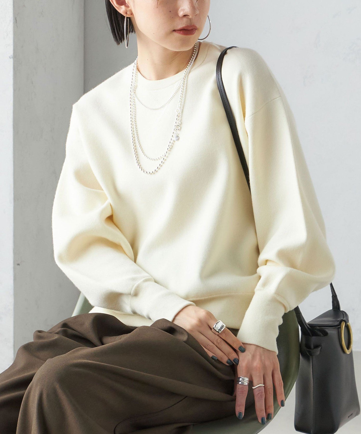 【SALE／60%OFF】SHIPS WOMEN ＜手洗い可能＞スムース ニット ガゼット プルオーバー シップス トップス ニット ネイビー ホワイト グレー【送料無料】