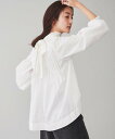 【SALE/50%OFF】UNTITLED 【TORRAZZO DONNA】ニット*ブロードクロスハイブリッドブラウス アンタイトル トップス シャツ・ブラウス...