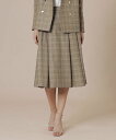 【SALE/25%OFF】MACKINTOSH LONDON ウールトロスカート マッキントッシュ ロンドン スカート ロング・マキシスカート ベージュ ネイビ...