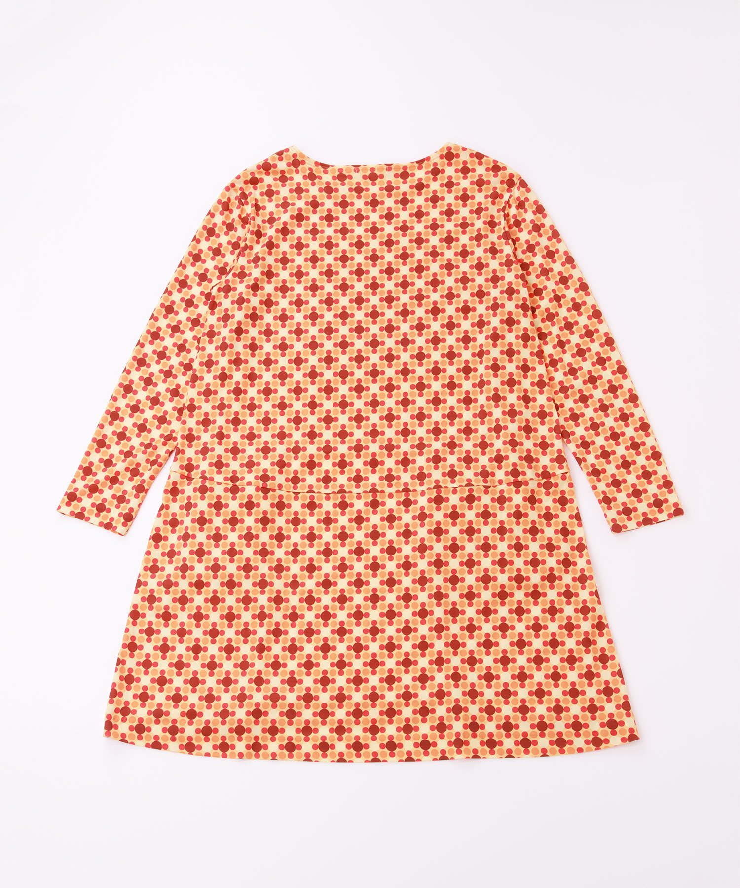 【SALE／50%OFF】tabasa voyage ドットチェックプリントチュニック タバサ ワンピース・ドレス チュニック レッド【送料無料】